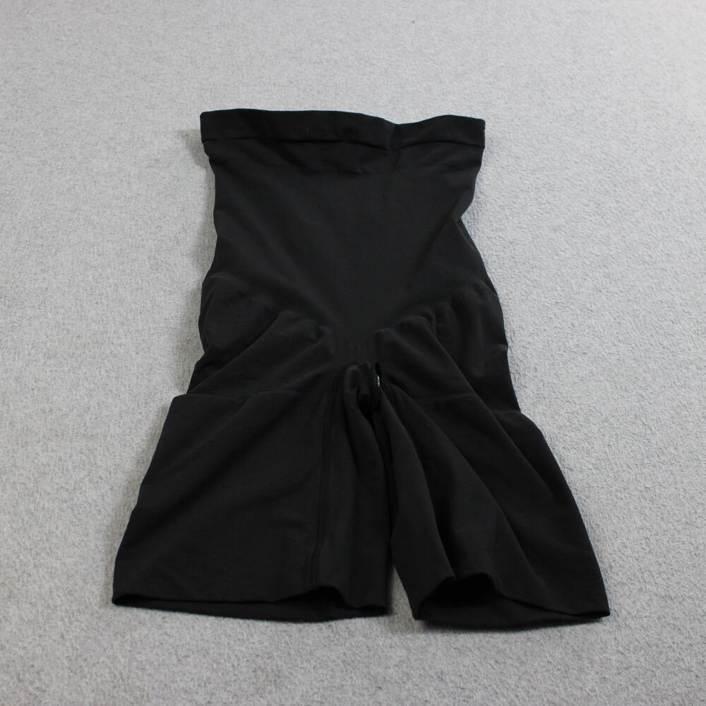 Spanx High Waisted Shapewear Short Women XL Black Slimming Control Tummy Slim